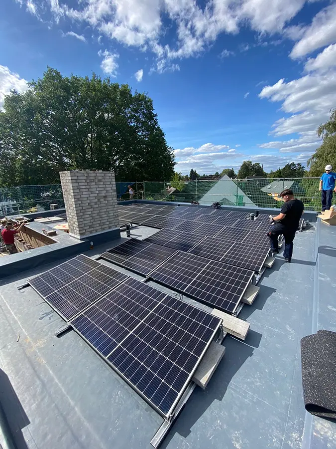 Solar auf dem Dach